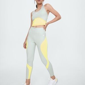 NWOT Adidas Training Essentials HIIT Color block 7/8 Tights